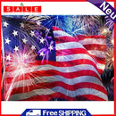 Mosaic Craft Picture Poster DIY Firework American Flag Diamond Painting Decor