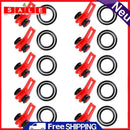10pcs Fishing Hook Keeper for Fishing Rod Pole Lures Safety Holders (Red)
