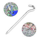 10/20pcs 18cm Tent Pegs Aluminum Alloy Awning Canopy Floor Stakes Ground Nail