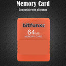 FMCB 1.966 Memory Card for Sony PS2 64MB Free McBoot Console Card (Orange) Newly