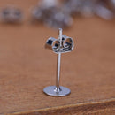 Pro Wedge Stud Earrings, Stainless Steel, Blank, 100 Pieces