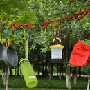 Camping Hanging Rope Adjustable Canopy Outdoors Storage Clothes Line Color Newly