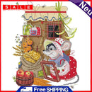 Partial Cross Stitch 14CT Cotton Thread DIY Inventory Harvest Home Decoration