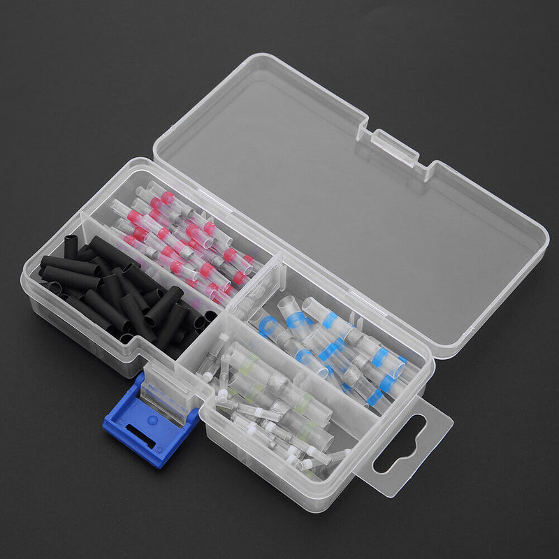 100pcs Waterproof Intermediate Terminal+Heat Shrink Casing Sleeve Connector-2128