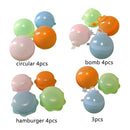 Water Balloons - 4 Pcs Water Bomb Splash Ball for Kids & Adults (Round)