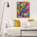 DIY Painting By Numbers on Canvas Abstract Oil Coloring Drawing Picture Art