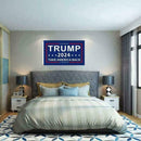 Trump 2024 President Flag Take Save America Back 3x5 G5L2 Republican Feet A2Q5
