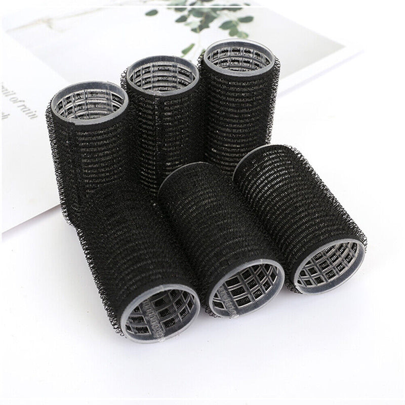 6pcs Self-Adhesive Hair Roller Home DIY Hair Curler Waver Styling Tools Random