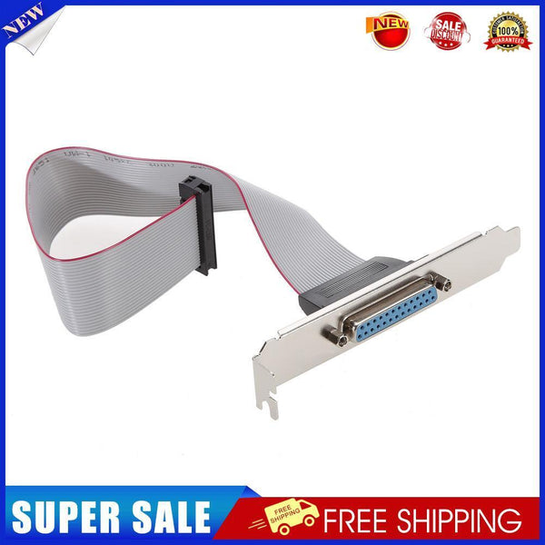 Motherboard DB25 1 Port Serial Parallel PCI Slot Header Cable Bracket