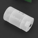 AA to D Battery Cell Converter Case Adapter Holder Case Switch