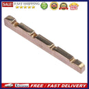 42mm Slotted Brass Metal String Nut for 4-String Electric Bass Guitar Part