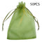 50pcs Garden Drawstring Net Bags Vegetable Fruit Grapes Protection Pouch Newly