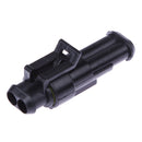 5 Sets Flame Use Temperatures 2P Waterproof Automotive Wire Connector Ste