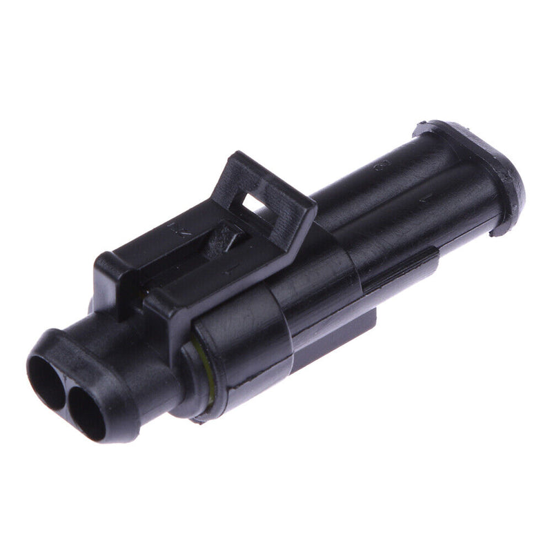 5 Sets Flame Use Temperatures 2P Waterproof Automotive Wire Connector Ste