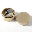 Brass Seal Cabin Medicine Drug Metal Jewelry Storage Cases Pill Holder (L) Newly
