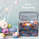Yarn Storage Bag Large Knitting Tote for Thread Crochet Hooks Needles Organ