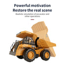 RC Dump Truck 1/24 9CH Dumper Technique 2.4G Radio Controlled Cars (A)