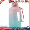 Sports Water Bottle Outdoor Fitness Travel Leakproof Frosted Cups (Pink) Newly