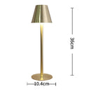 #A Rechargeable Desk Lamp Touch Dimming Metal Table Lamps for Bar Cafe Home Room