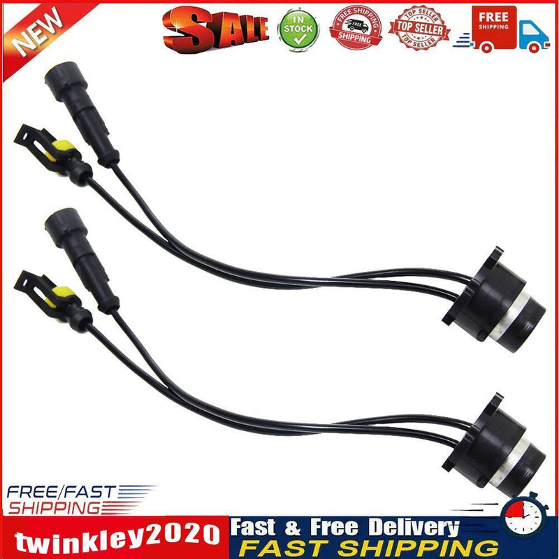 2pcs D2S D4S HID Ballast AMP Wire Harness Adapter Holder Socket Plug Cable Newly