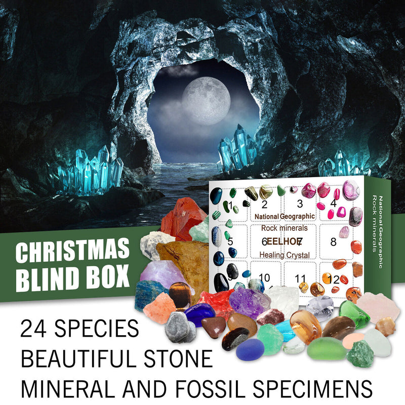 Ore Christmas Countdown Advent Calendar 12 Days 2021 Rocks Fossils Crystal Newly