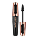 4D Silk Fiber Eyelash Mascara Waterproof Length Thick Long Lasting Smudge-Proof