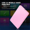 2.5 inch USB 2.0 SATA HDD Hard Disk Drive External Portable SSD Case (Pink)