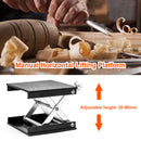 Woodwork Machine Router Lifter Adjustable Engrave Lab Lift Platform (Black)