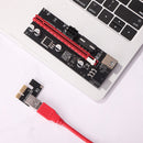 VER009S SATA 15Pin to 6pin USB 3.0 PCI-E Cable 1X to 16X Riser Card for Miner