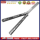 Pro Butterfly Style Hair Comb Foldable Stainless Steel Practice Training Br