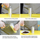 Steel Coffee Miller Walnut Handle Hand Coffee Maker Manual Coffee Grinder