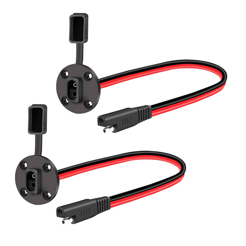 10AWG SAE to SAE Chassis Assembled Cover SAE Sidewall Plug Power Cord Cable