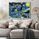 Oil Paint By Numbers Picture Painting Scenic Starry Sky Acrylic Paint Artwork