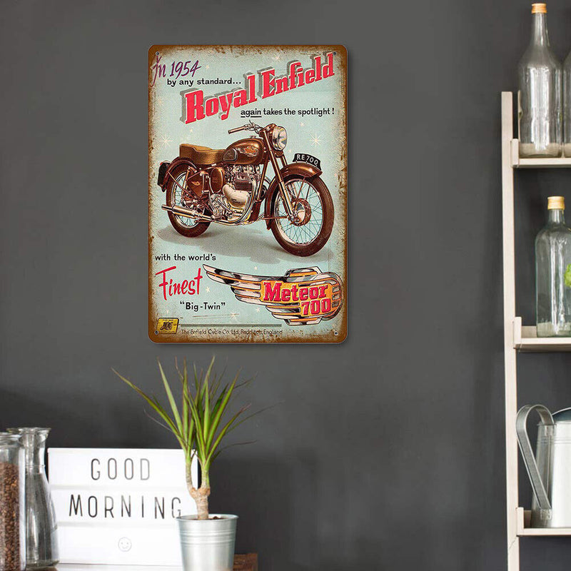 Car Tin Plate Painting Metal Cafe Bar Retro Door Sign Poster Plaque (B)