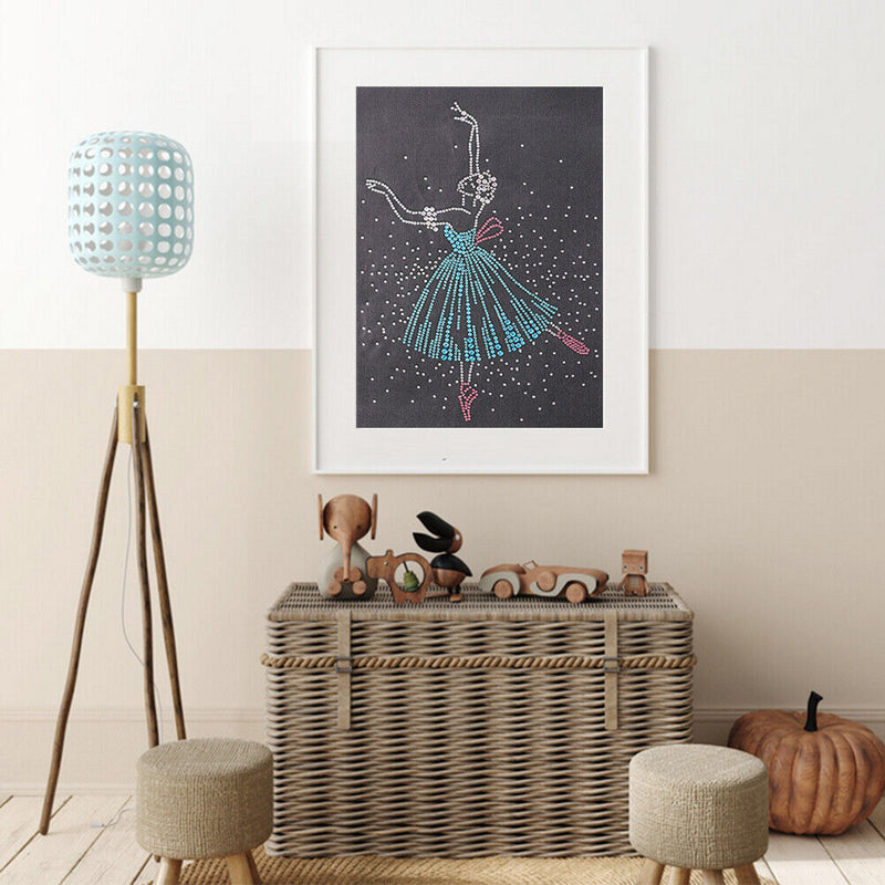 Rhinestone Special Shaped 5D DIY Kit Ballet Diamond Painting Craft (YXC019)