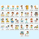 Kids Early Learning Flashcard Preschool Educational T1T8 Toys For Children T3W6