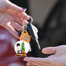 5D DIY Full Special Drill Diamond Painting Keychain Art Pendant(20x7cm)