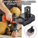 Adapter passend für Black & Decker Stanley Konverter.