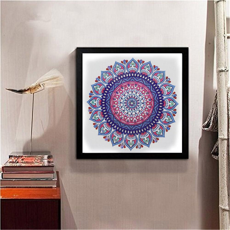 5D DIY Special Shaped Diamond Painting Mandala Cross Stitch Kits (KY007) Newly