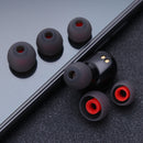 6pcs In Ear Earphone Silicone Earbuds Replace for KZ Headset (Gray+Red) Newly
