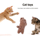 Plush Dog Toys Animal Cats Chew Bite Pet Sound Interactive Toys (Squirrel) Newly