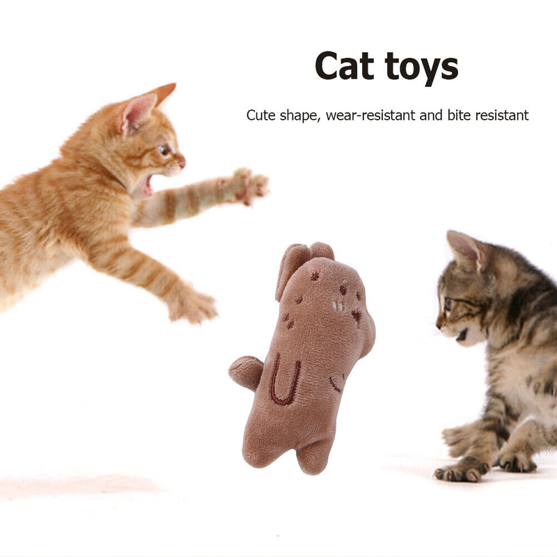 Plush Dog Toys Animal Cats Chew Bite Pet Sound Interactive Toys (Squirrel) Newly