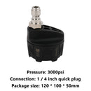 6 in 1 Adjustable Nozzle for 1/4 inch 3000psi High Pressure Washer (Black) Newly