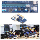 PCI Express Riser Card PCI-E 1X to 16X Extender PCIe Adapter for Bitcoin Miner