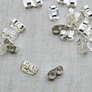 300/500Pcs Fashion Findings Nuts Post Earring Plug Back Stoppers Rubber
