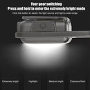 #A 6W COB LED Flashlight Camping Outdoor 400lm IPX4 Waterproof Pocket Clip Lam