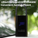Mini Digital Wireless Tyre Inflator 60W Portable Air Light LED Pump Car G4E0