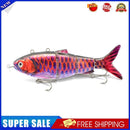 Robotic Fishing Lure Electric Wobbler 4-Segment Auto Swimbait USB (BL-2023)