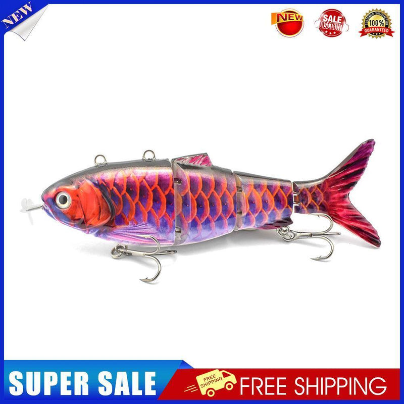 Robotic Fishing Lure Electric Wobbler 4-Segment Auto Swimbait USB (BL-2023)