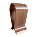 Walnut Finish Wooden Headphones U Shape Stand/Hanger/Holder
